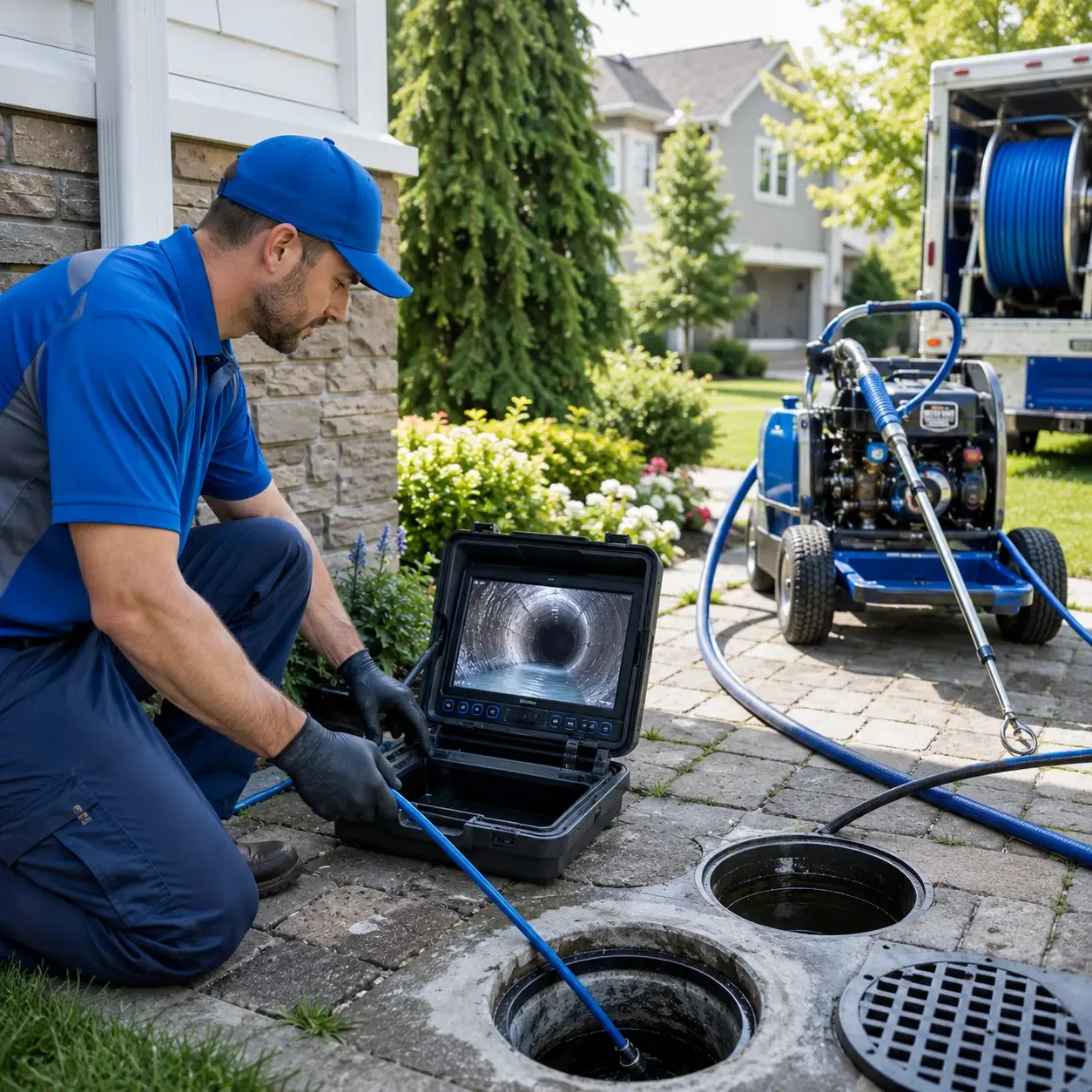 Outdoor drain cleaning professionals serving Redwood City, CA